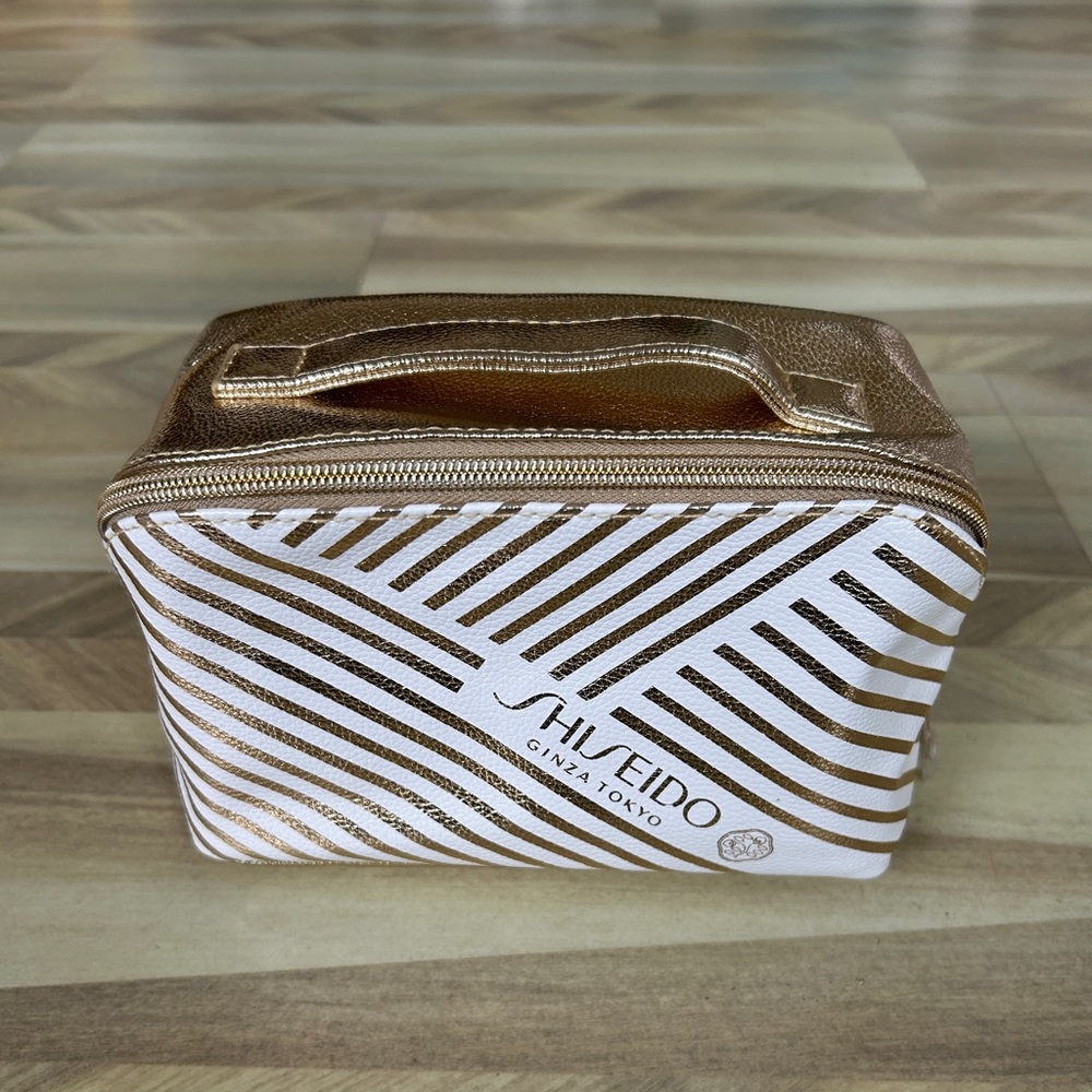 Shiseido Ginza Tokyo Gold Cosmetic Bag